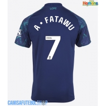 Camisa de time de futebol Leicester City Issahaku Fatawu #7 Replicas 2º Equipamento 2025-26 Manga Curta